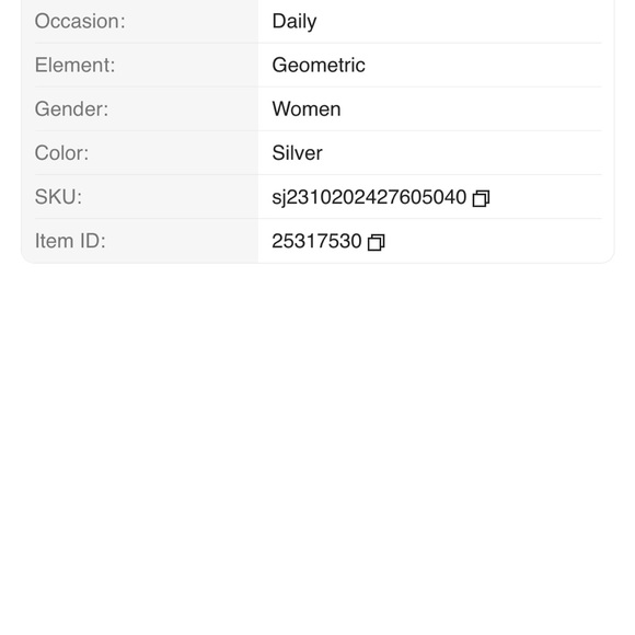 Elegant Silver Necklace and Earring Set - Picture 5 of 5